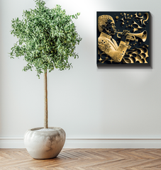 Pitched Peaks Wrapped Canvas