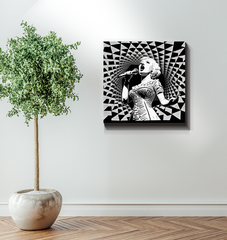 Electro Energy Wrapped Canvas