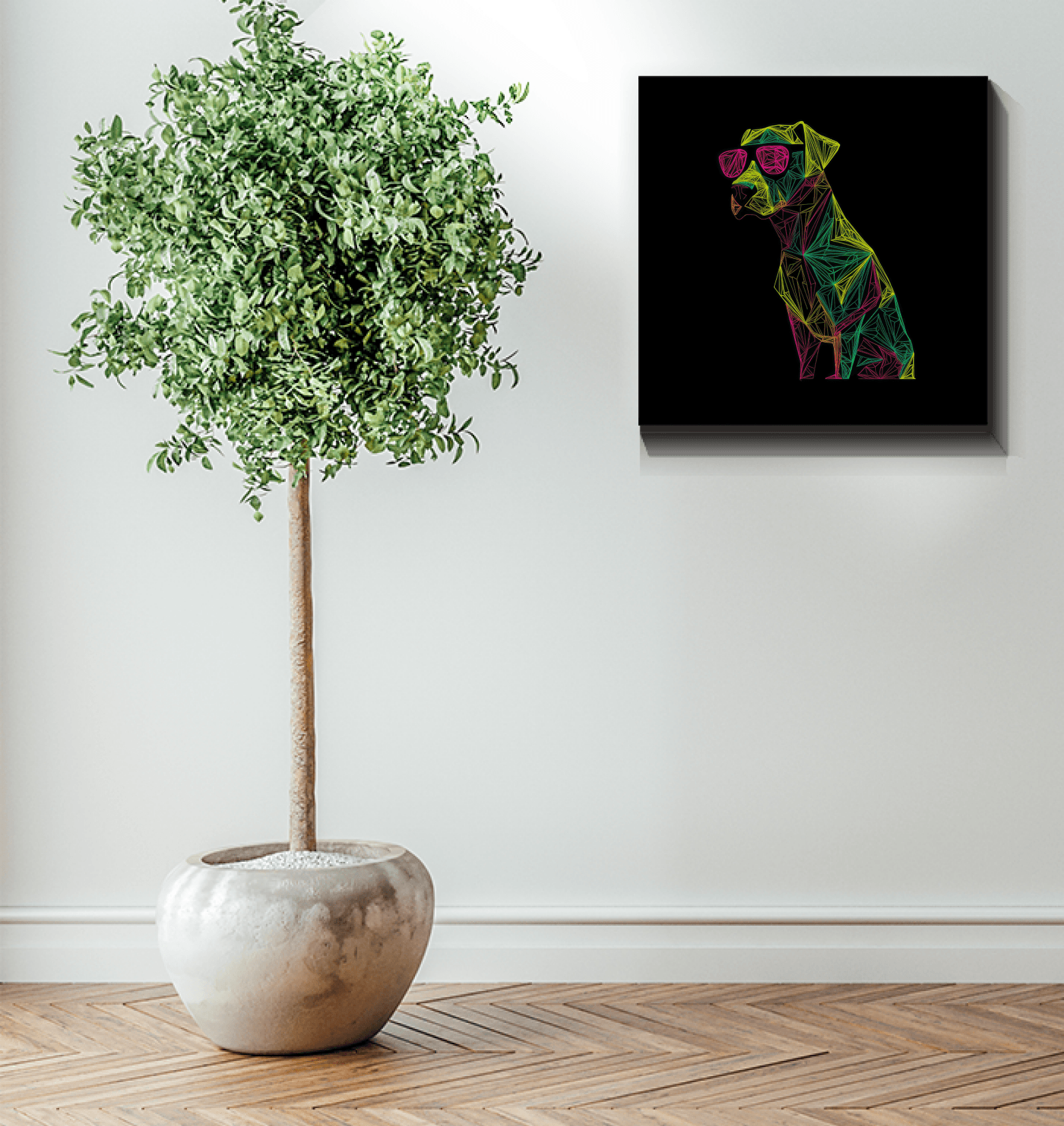 Playful Paws Canvas Print - Beyond T-shirts