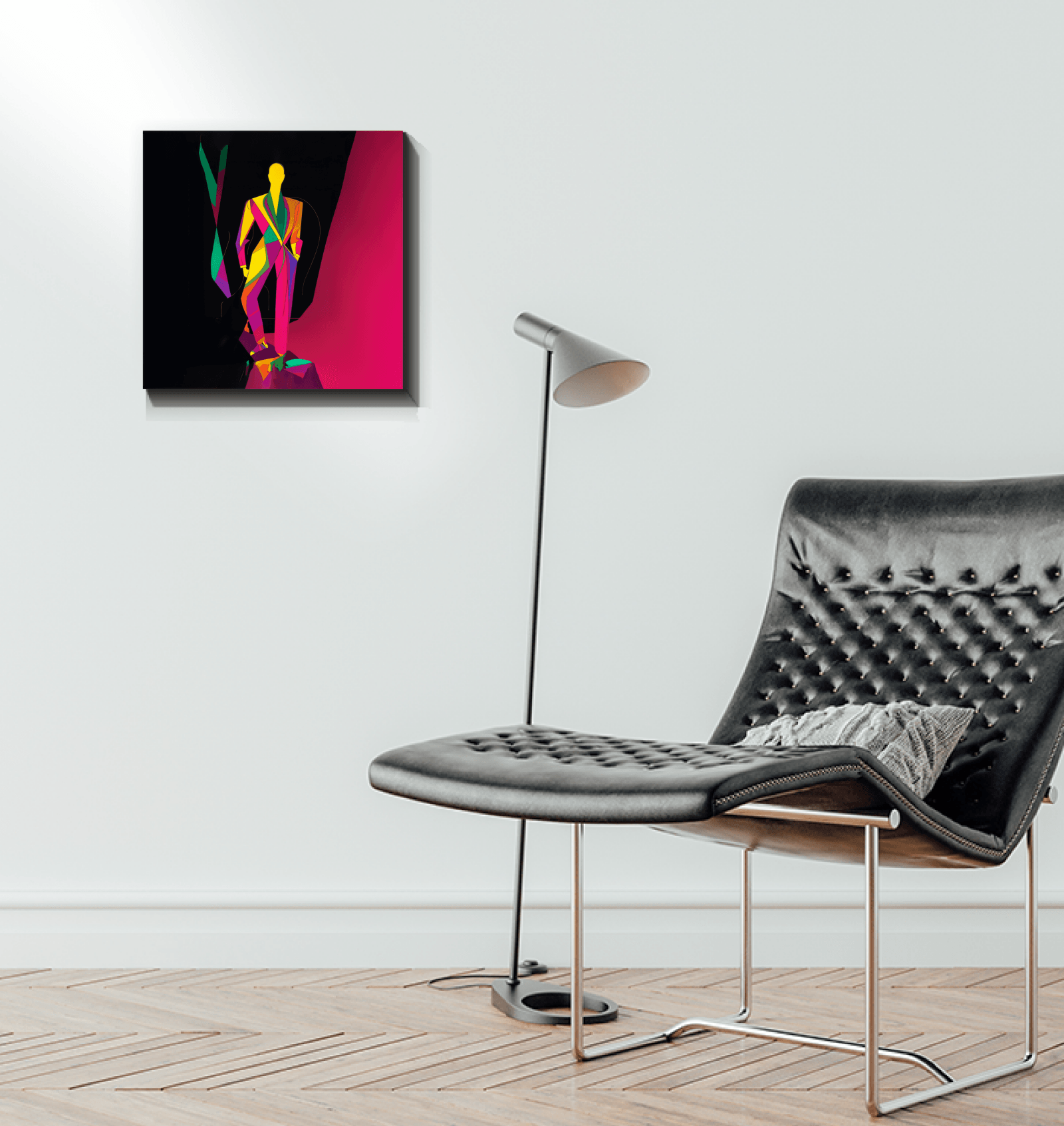 Bold Geometric Fashion Canvas - Beyond T-shirts