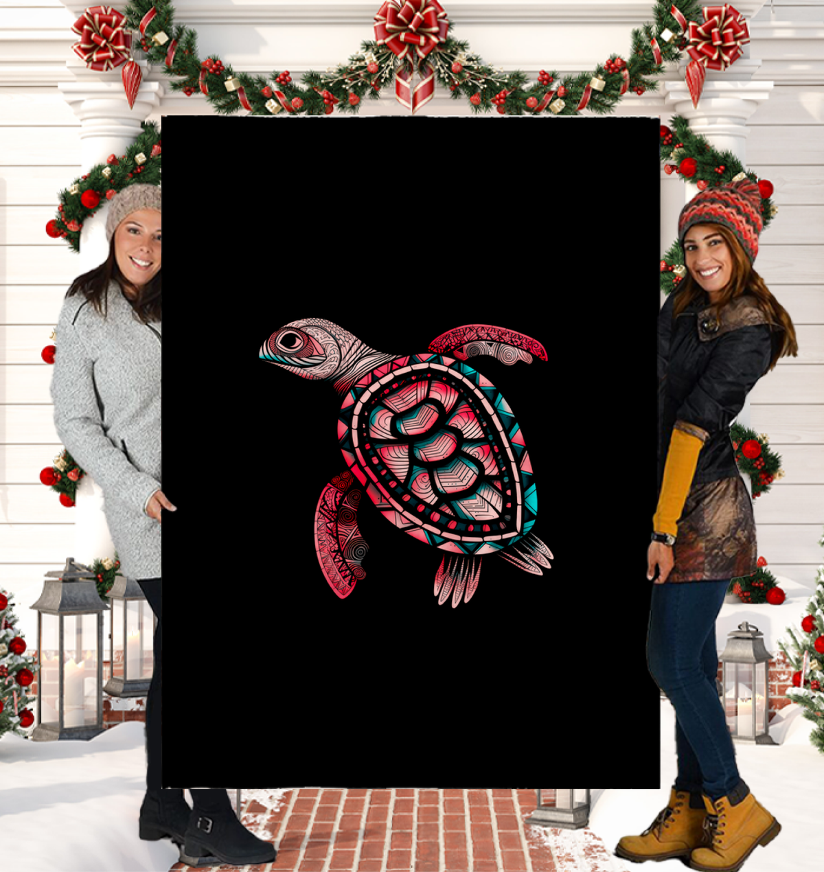 Tranquil Tortoise Cozy Blanket