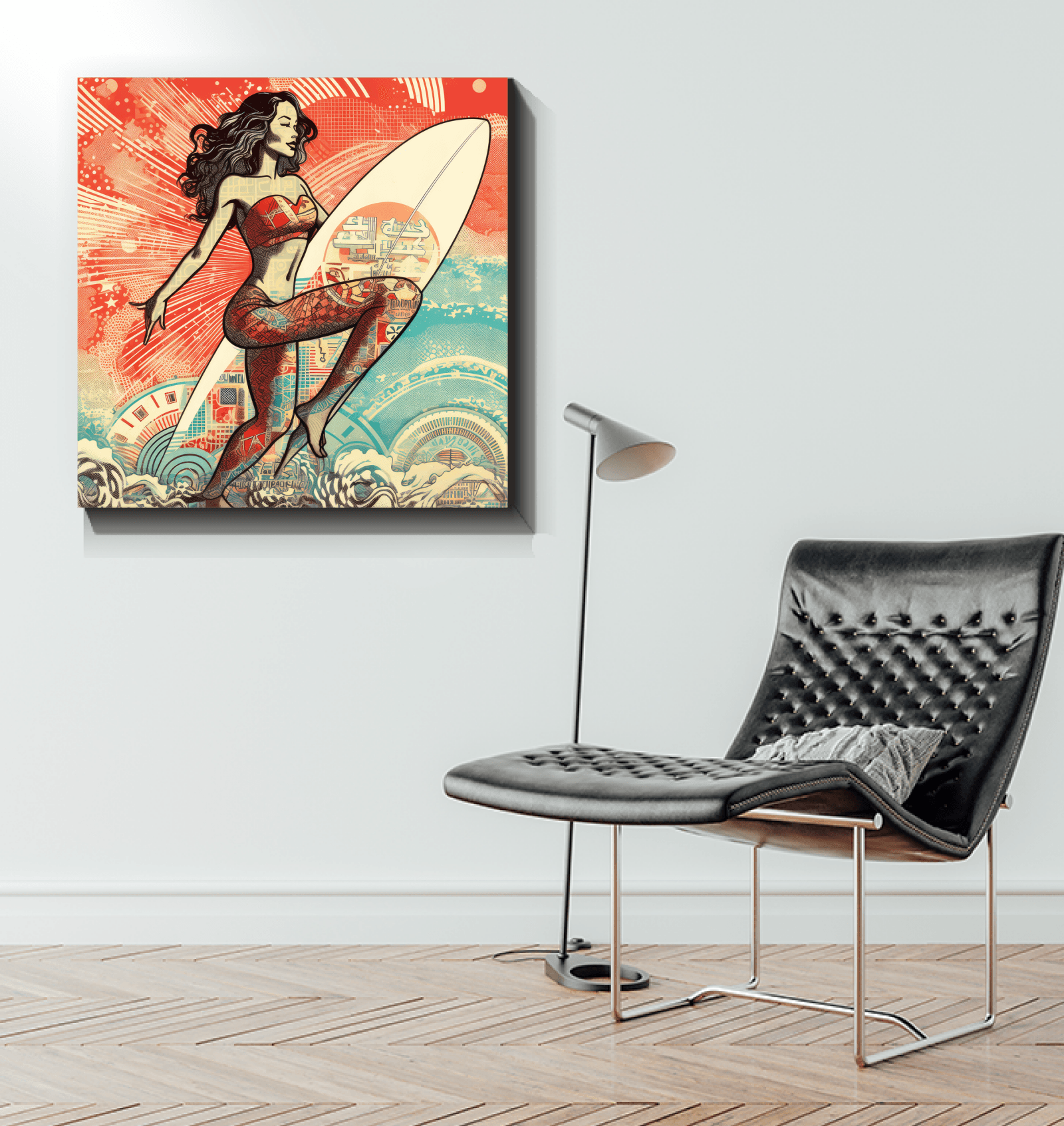 Wave Rider's Dream Canvas Print - Beyond T-shirts