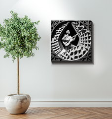 Lyrical Abstraction Wrapped Canvas