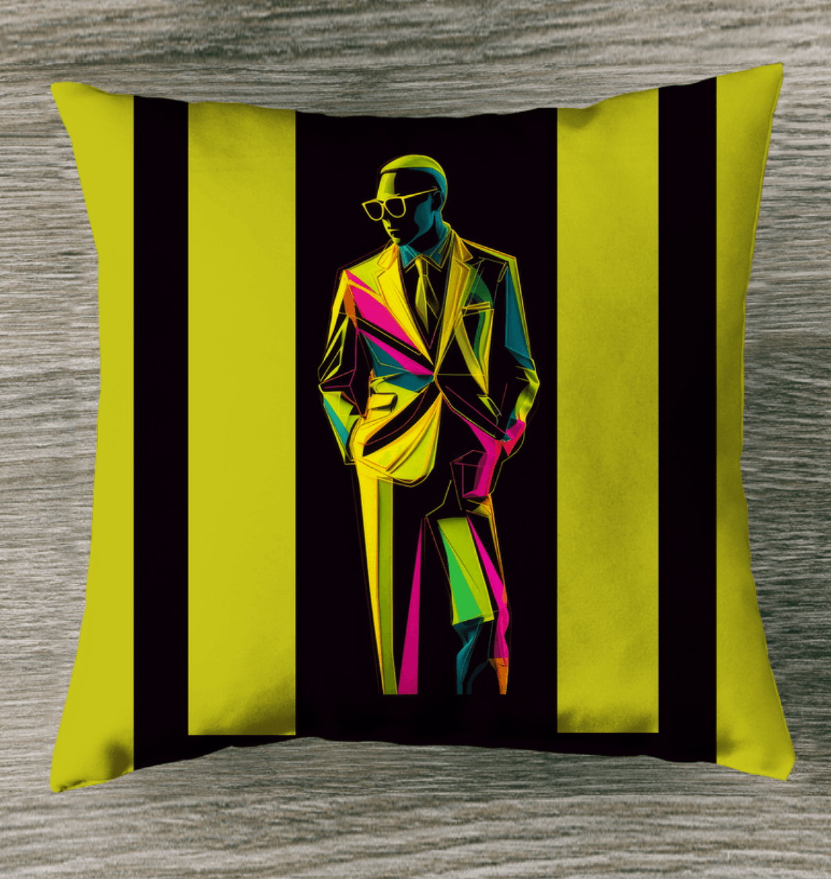 Haute Couture Elegance Outdoor Pillow - Beyond T-shirts