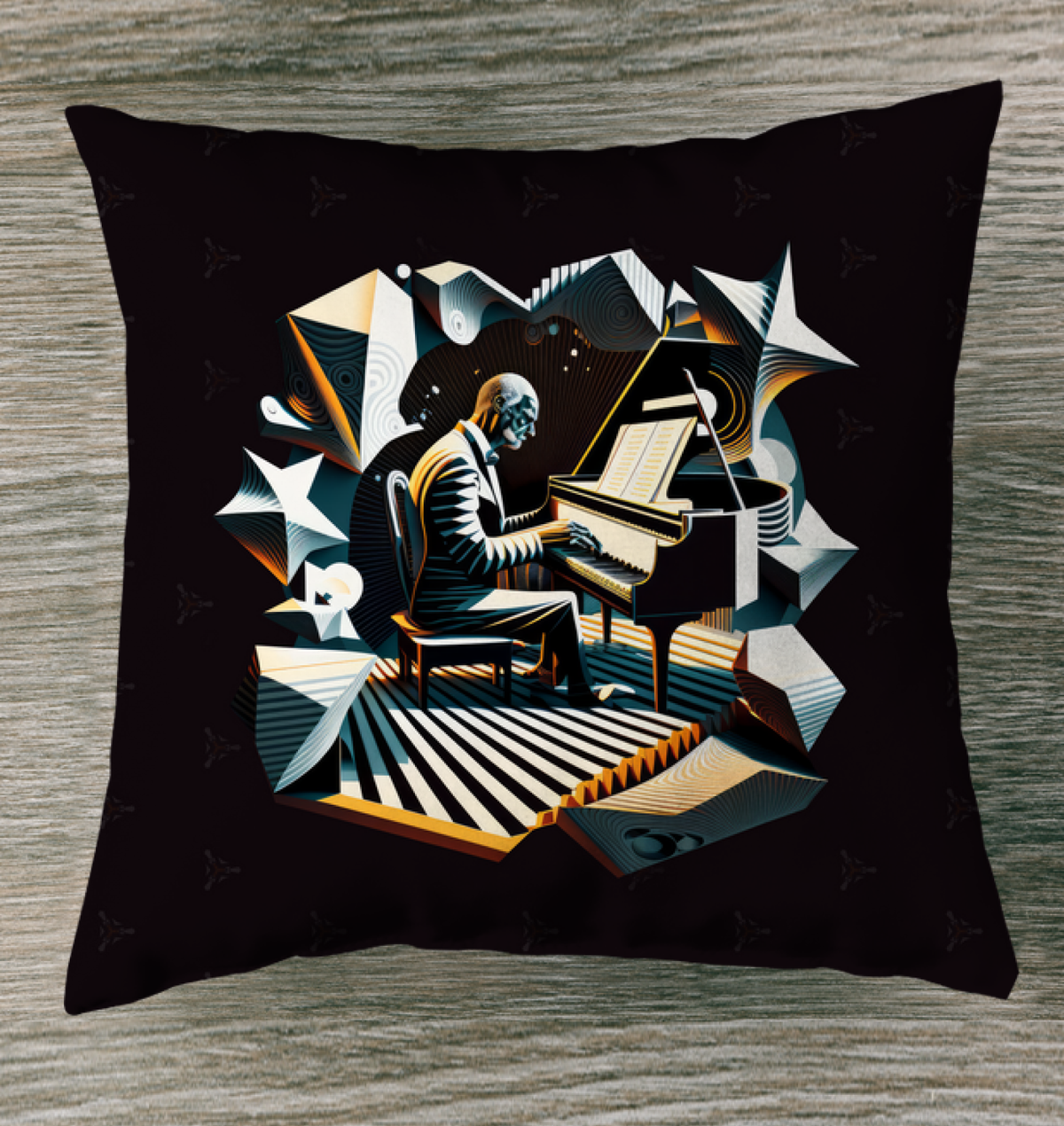 Hip-Hop Haven Outdoor Pillow