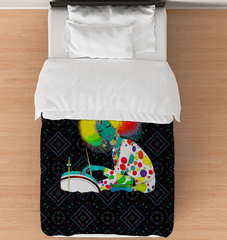 Petal Dream Paradise Comforter - Floral Print Bedding.
