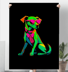 Doggy Harmony In Nature Sherpa Blanket - Beyond T-shirts