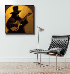 Acoustic Guitar Sunrise Art - Beyond T-shirts