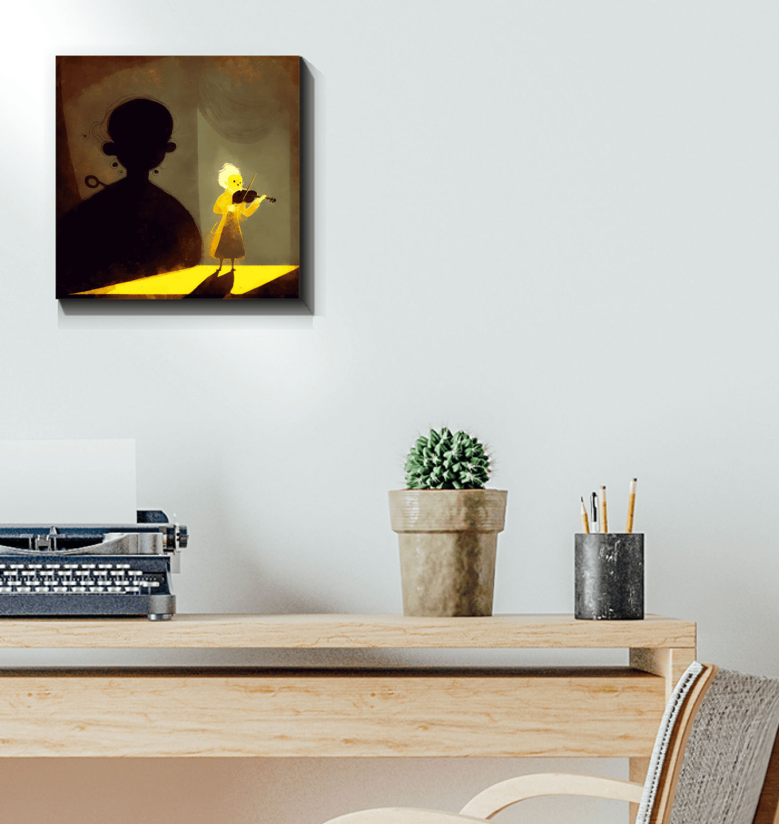 Jazz Club Vibes - Vintage Music Canvas Print - Beyond T-shirts
