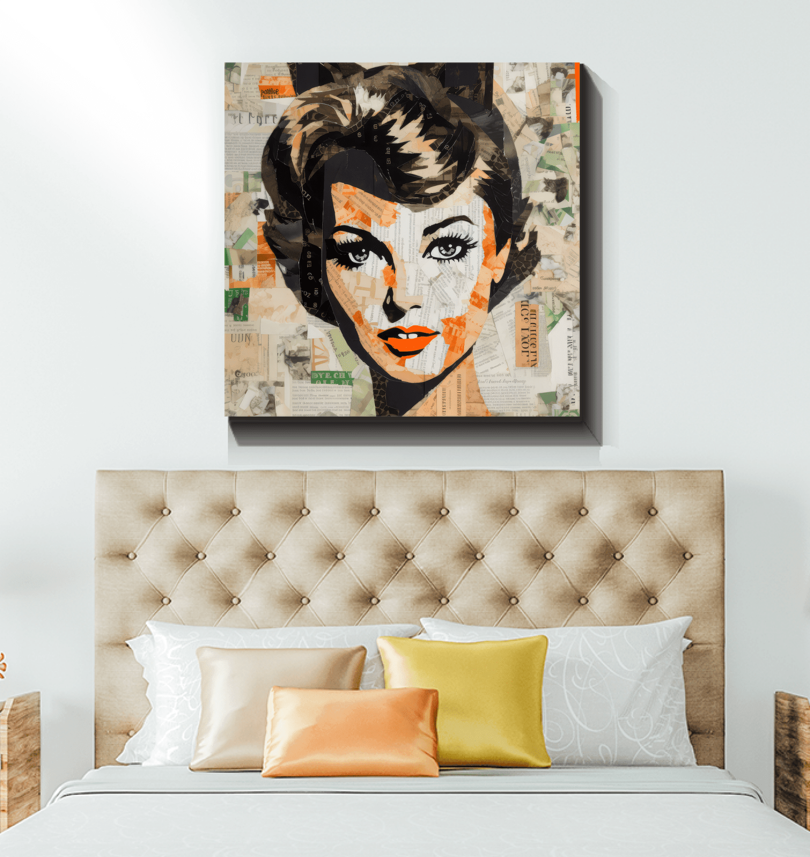 Euphonic Elegance Wrapped Canvas Melodic Splendor - Beyond T-shirts