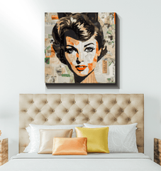 Euphonic Elegance Wrapped Canvas Melodic Splendor - Beyond T-shirts