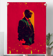 Red Carpet Ready Fashionable Sherpa Blanket - Beyond T-shirts