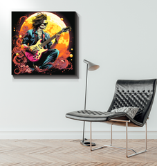 Harmonic Hues Colorful Music Notes Canvas Art