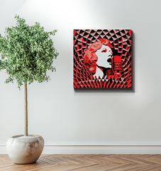 Melodic Mural Wrapped Canvas