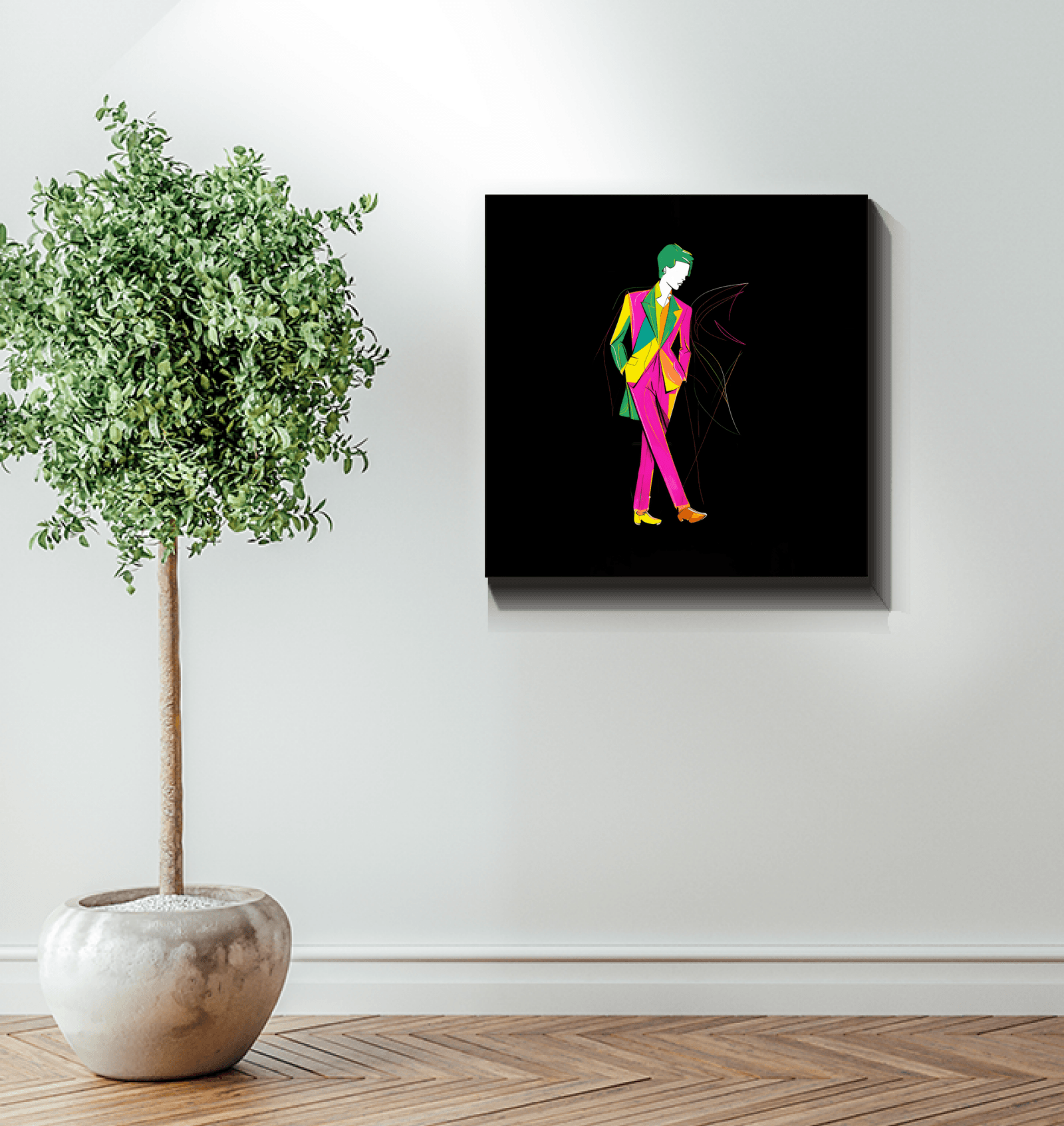 Fashionably Floral Canvas Art - Beyond T-shirts