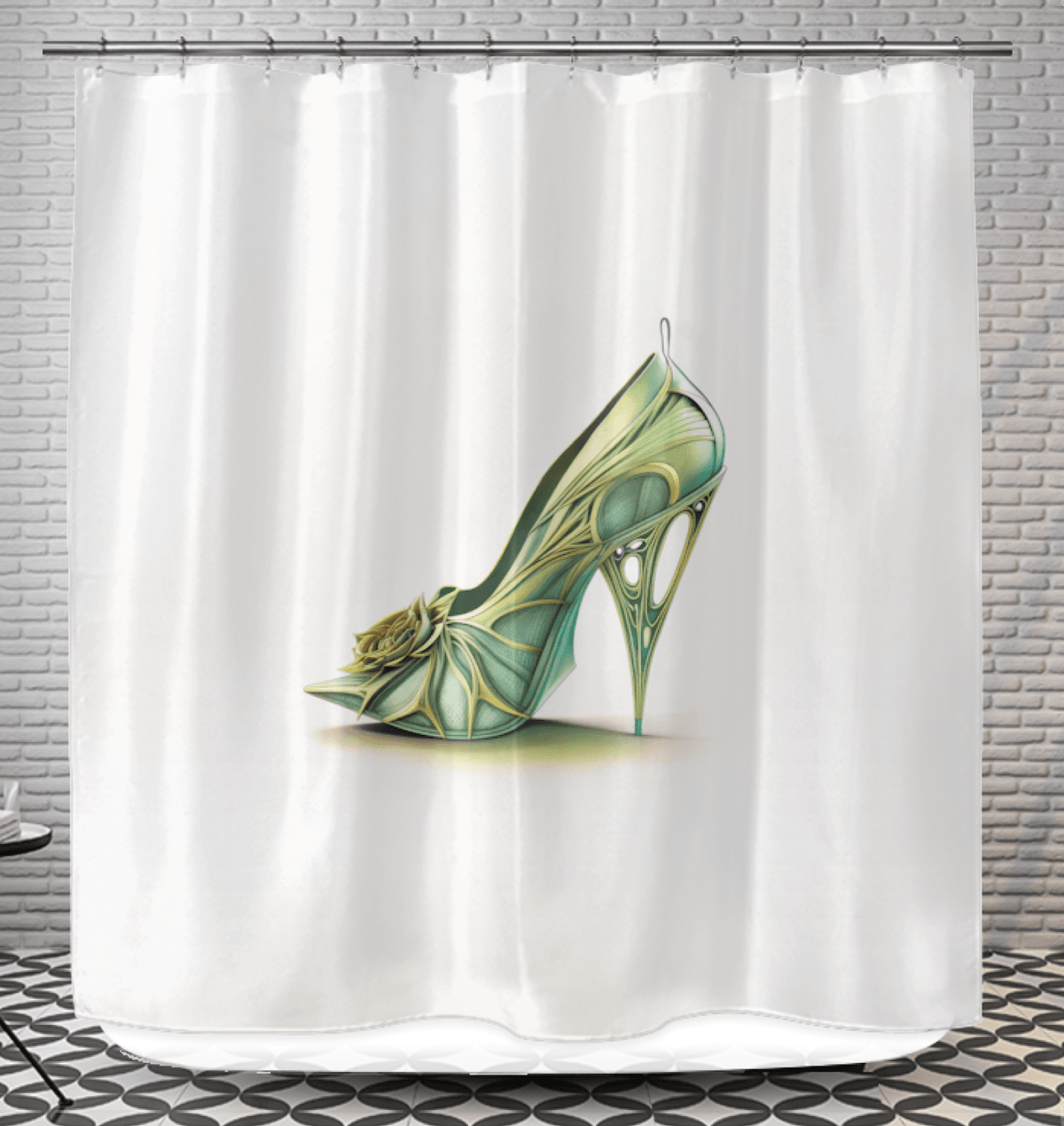 TechFlow Futuristic Shoe Curtain - Beyond T-shirts