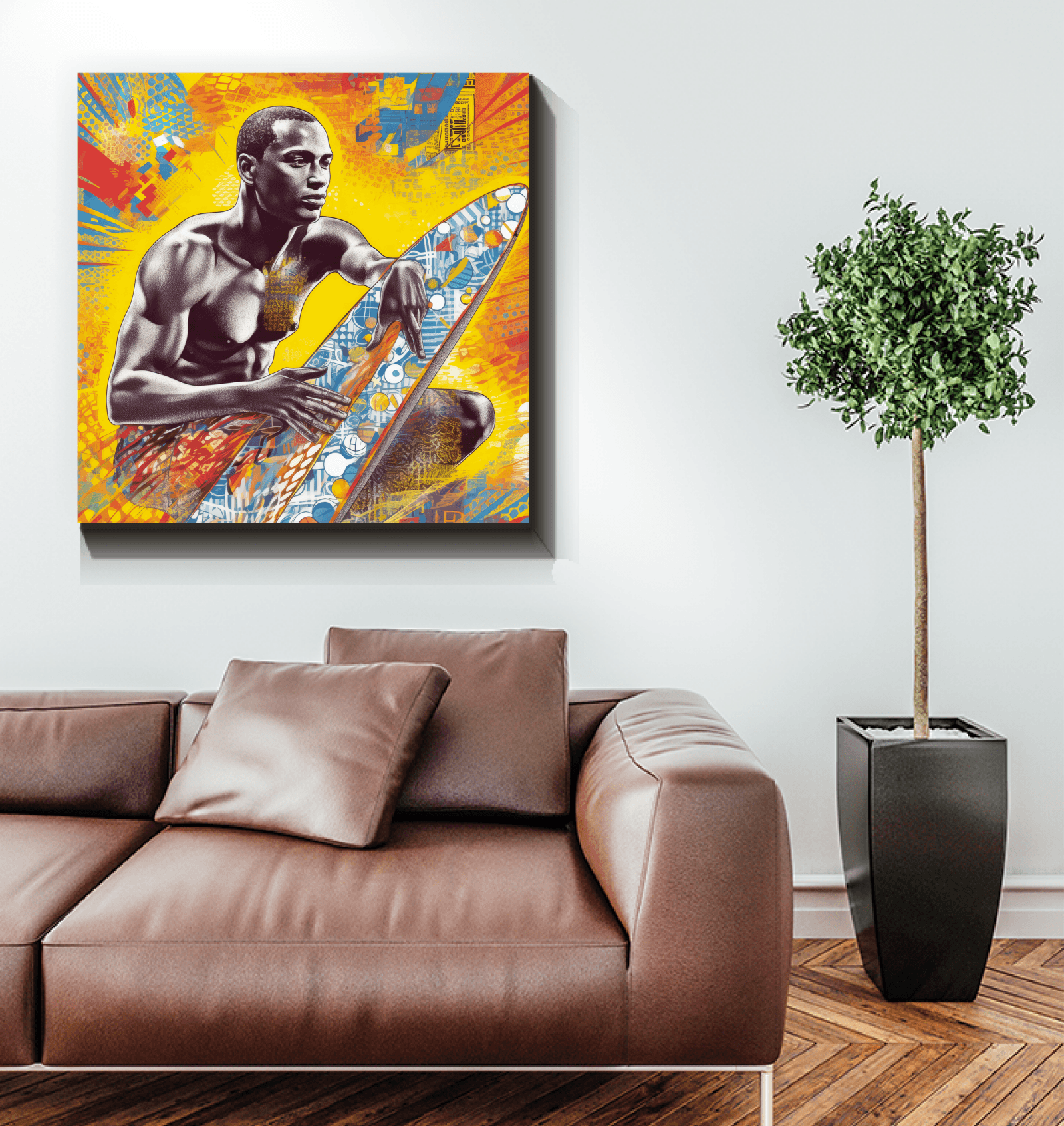Surfing 5 16T Canvas with vibrant colors