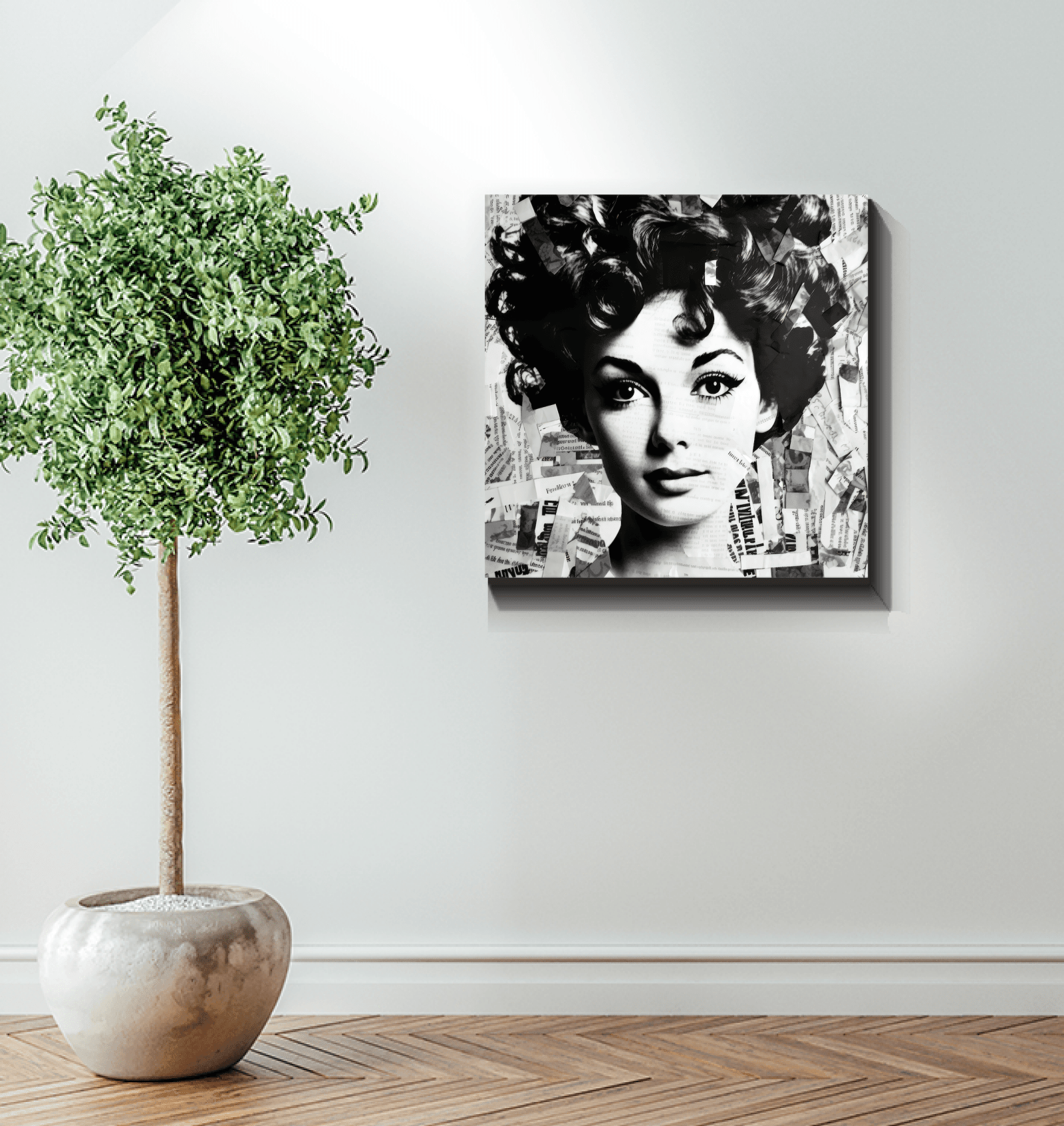 Ethereal Serenade Wrapped Canvas Musical Enchantment - Beyond T-shirts