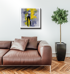 Ethereal Embrace Minimalist Abstract Wrapped Canvas