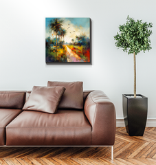 Twilight on the Lake Wrapped Canvas