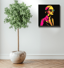 Runway Allure Fashion Canvas Print - Beyond T-shirts