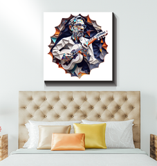 Melody Mountains Wrapped Canvas