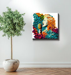 Harmonic Horizons Wrapped Canvas