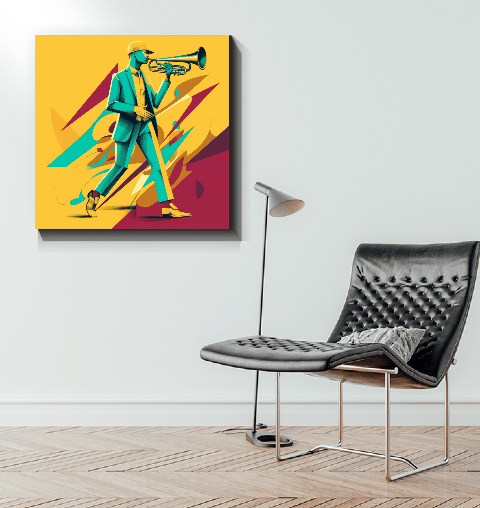 Jazzed Up Elegance Canvas Print - Beyond T-shirts