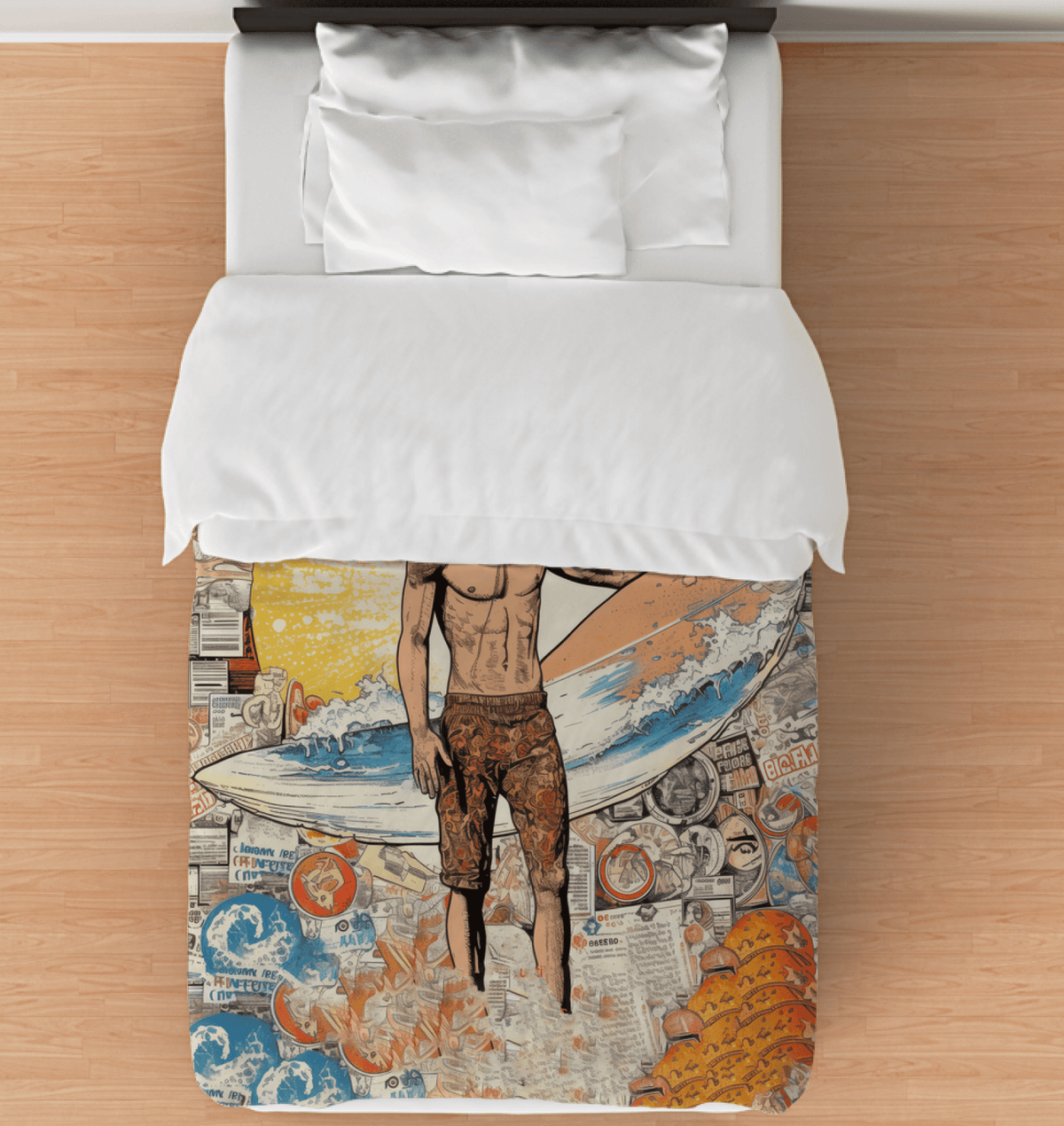 Seaside Tranquility Comforter Cover - Beyond T-shirts