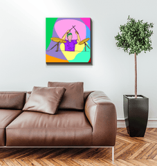 Drummer 1 Wrapped Canvas - Beyond T-shirts