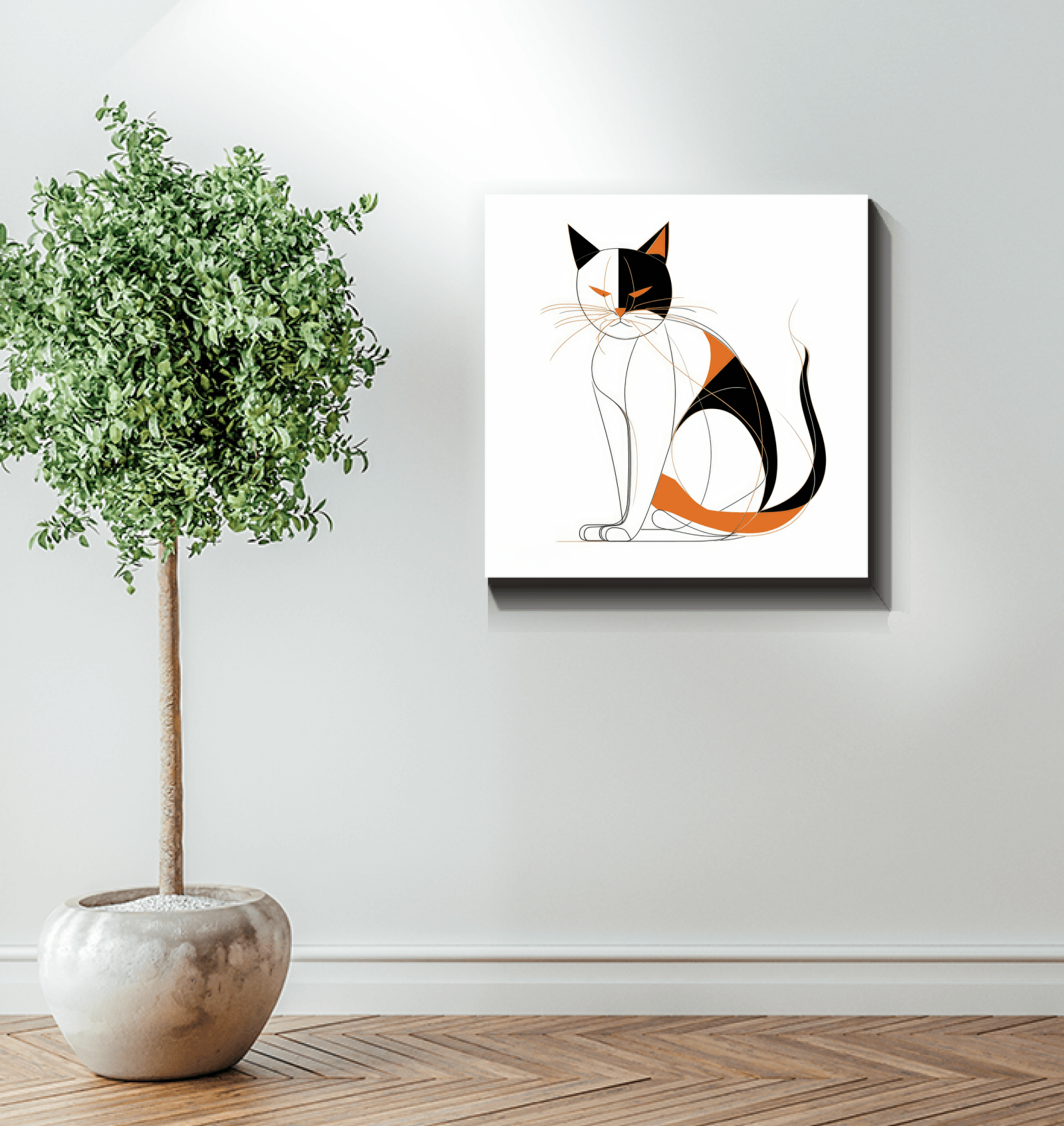 Majestic Cat Desert Mirage Canvas - Beyond T-shirts