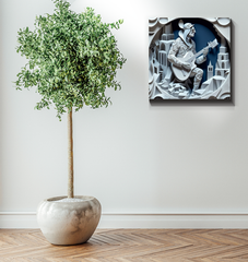 Sonic Spectrum Wrapped Canvas