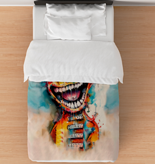 Harpist’s Harmonious Harmony Duvet Cover