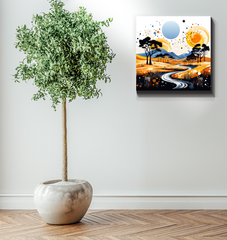 Whispering Waterfalls Landscape Canvas