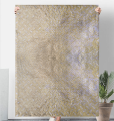 Sateen Stride Texture Sherpa Blanket