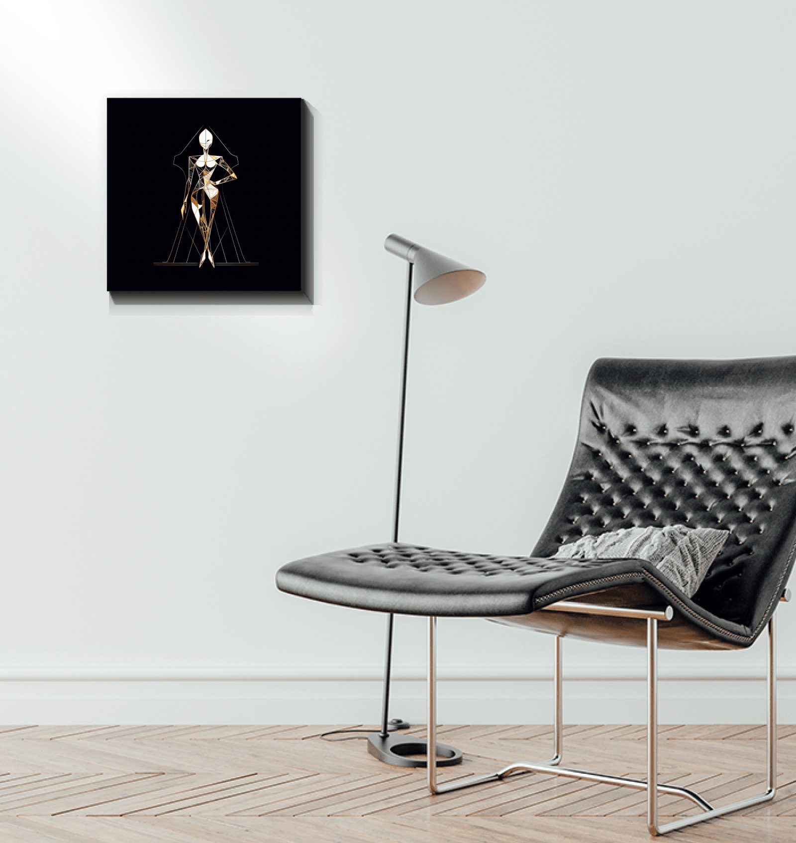 Couture Fashion Illustration Canvas - Beyond T-shirts