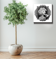 Vinyl Vintage Vibe Wrapped Canvas