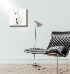 Playful Cat Yarn Tangle Canvas - Beyond T-shirts