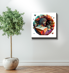 Pitched Peaks Wrapped Canvas