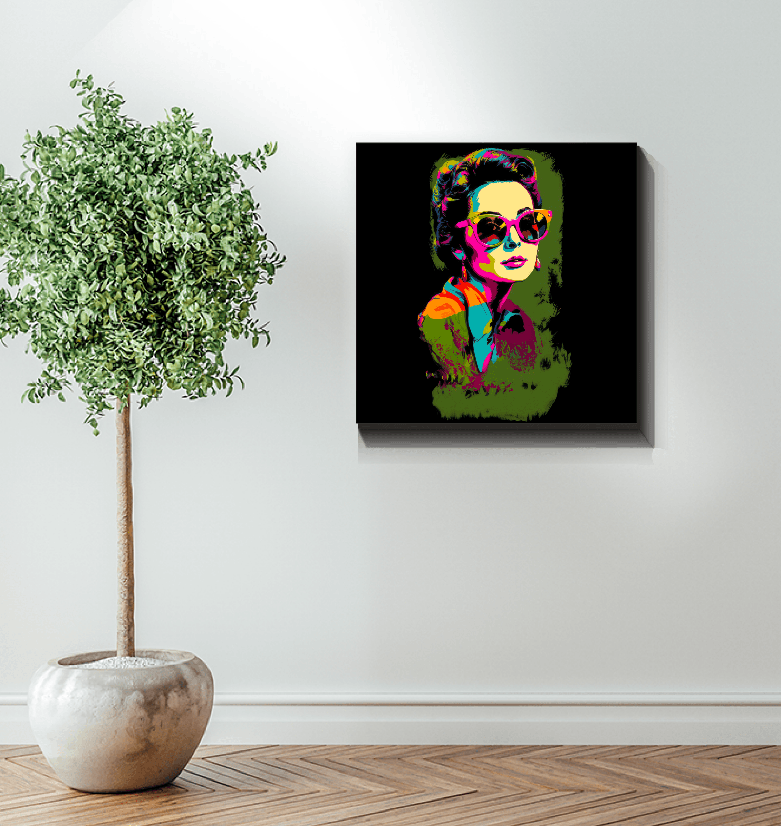 Modern Vogue Illustration Canvas - Beyond T-shirts