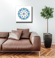 Mandala Enchantment Glass Print - Beyond T-shirts