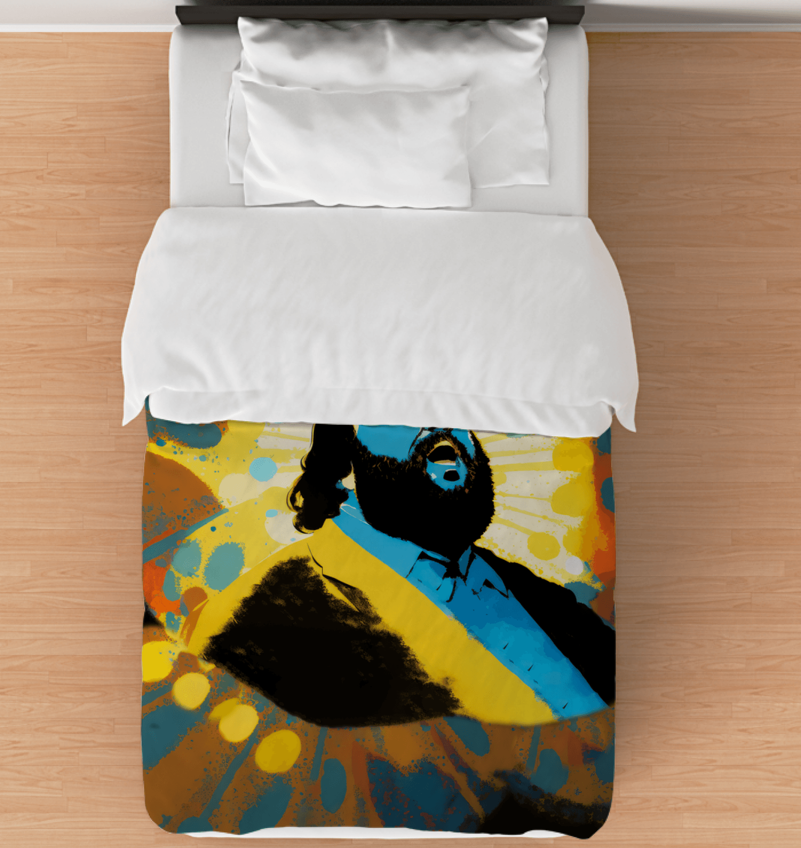 Vibrato Comforter: Musical Notes Bedding Ensemble - Beyond T-shirts