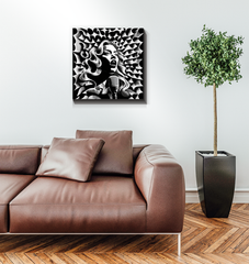 Acoustic Aura Wrapped Canvas