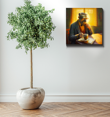 Gorilla with Electric Guitar Home Decor.
