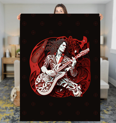 Guitar Virtuoso Sherpa Blanket