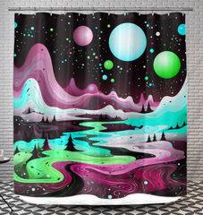 Enchanting Evening Estuaries River Curtain