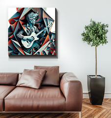Music inspires great ness Wrapped Canvas