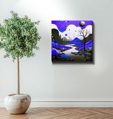Enchanting Everglades Swamp Landscape Canvas