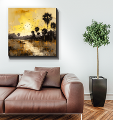 Mountain Bliss Wrapped Canvas