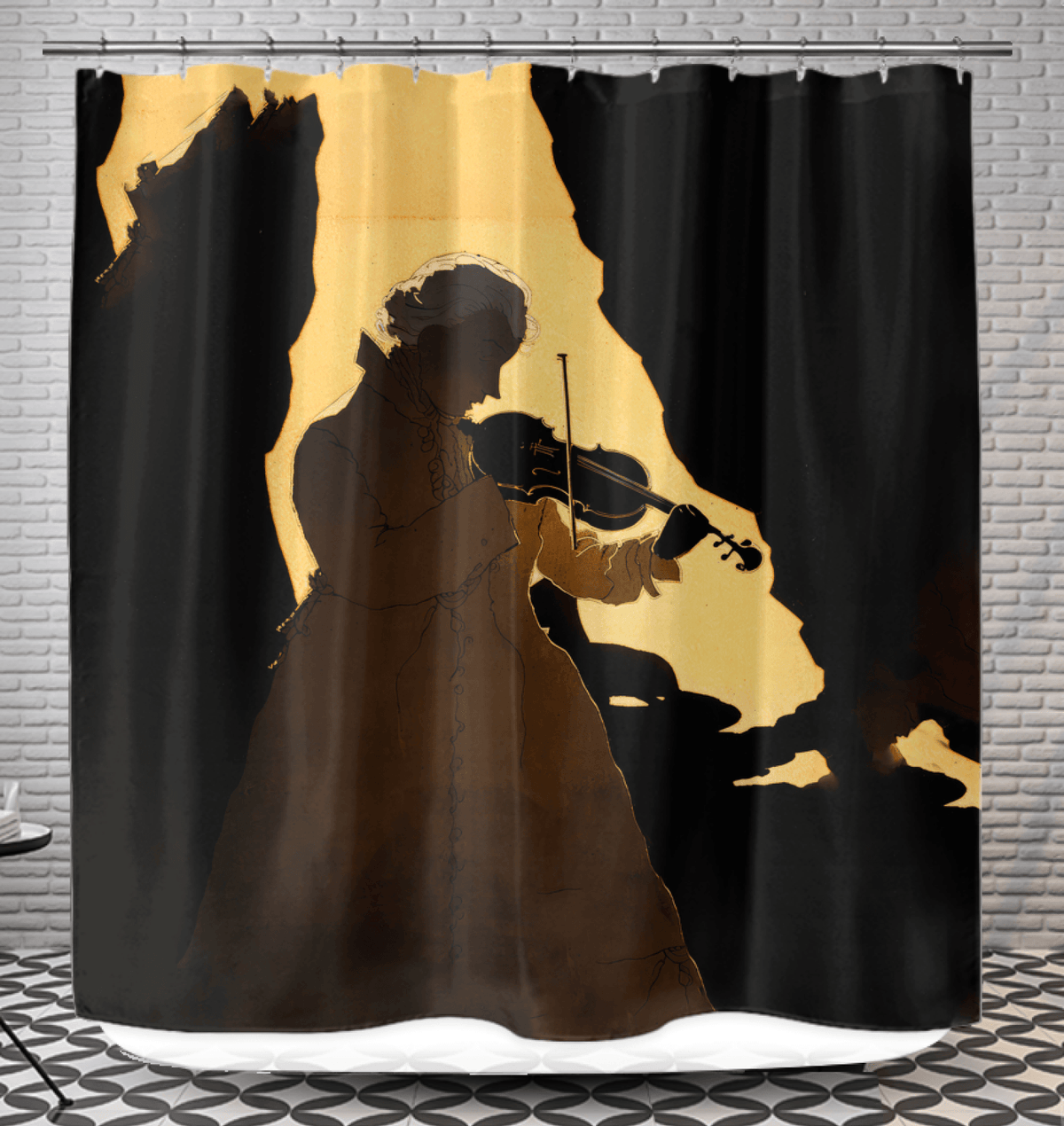 Rock and Refresh: Music-Inspired Shower Curtain - Beyond T-shirts